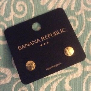 Gold Stud Earrings (Banana Republic)